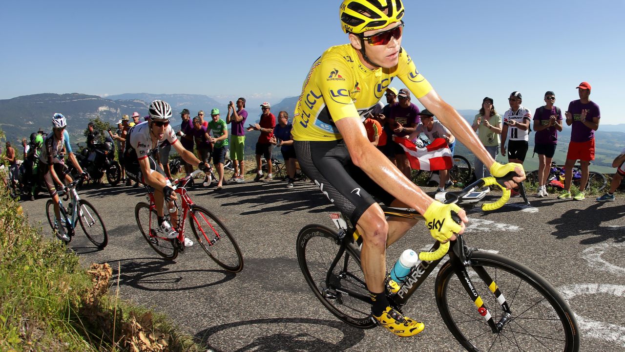 Chris Froome is a four-time winner of the prestigious Tour de France.