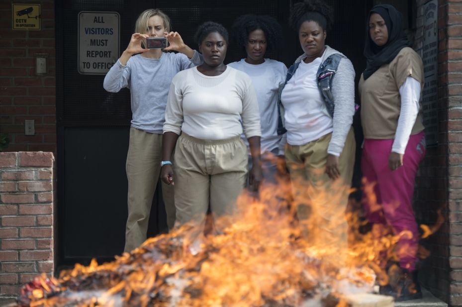'Orange Is The New Black' won the SAG Award for outstanding performance by an ensemble in a comedy last year and its nominated again this time around.