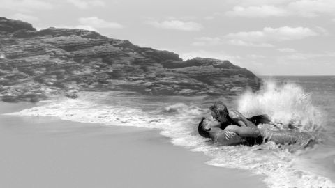 In the 1953 classic "From Here to Eternity," 1st Sgt. Milton Warden (Burt Lancaster) and his mistress, Karen (Deborah Kerr), declare their love for one another on the beach of Oahu, Hawaii.