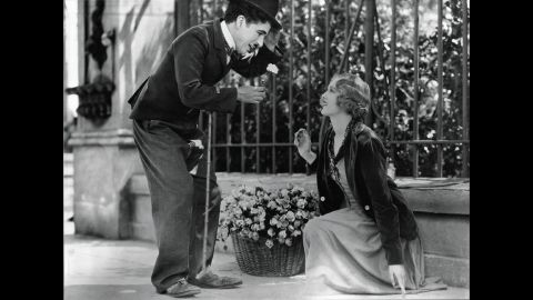 Hollywood even delivered touching romantic moments in silent films. In the 1931 silent movie "City Lights," Charlie Chaplin as the Tramp falls in love with a blind girl played by Virginia Cherrill. Critic James Agee calls the final scene the "greatest single piece of acting ever committed to celluloid."