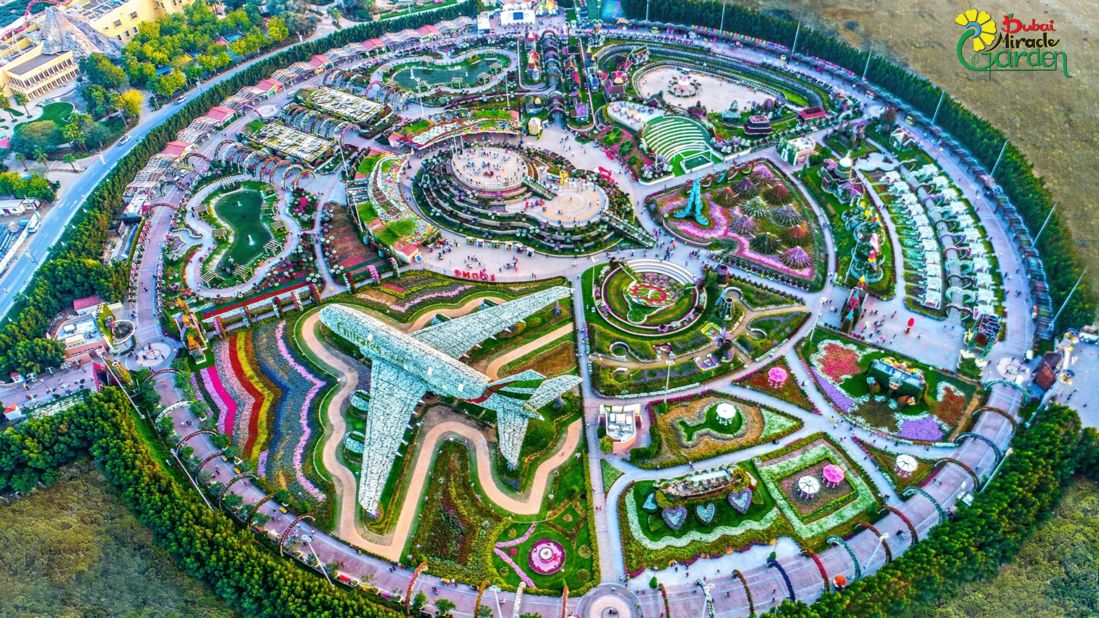 <strong>Horticultural attraction:</strong> The Dubai Miracle Gardens has more than four kilometers of walkways. It'll be a miracle if you get through it without breaking a sweat.