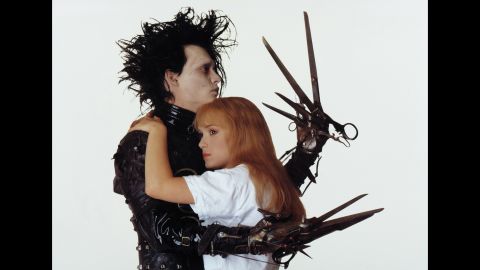 Tim Burton's quirky 1990 love tale, "Edward Scissorhands," between the artificial creature Edward (Johnny Depp) and teenage Kim (Winona Ryder), is a modern version of love lost.