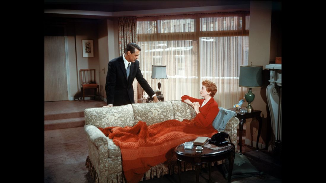 This famous scene with Cary Grant and Deborah Kerr in the 1957 classic "An Affair to Remember" is the moment when Nickie (Grant) realizes Terry (Kerr) can't walk ... and that's why she didn't keep her promise to meet him on top of the Empire State Building.