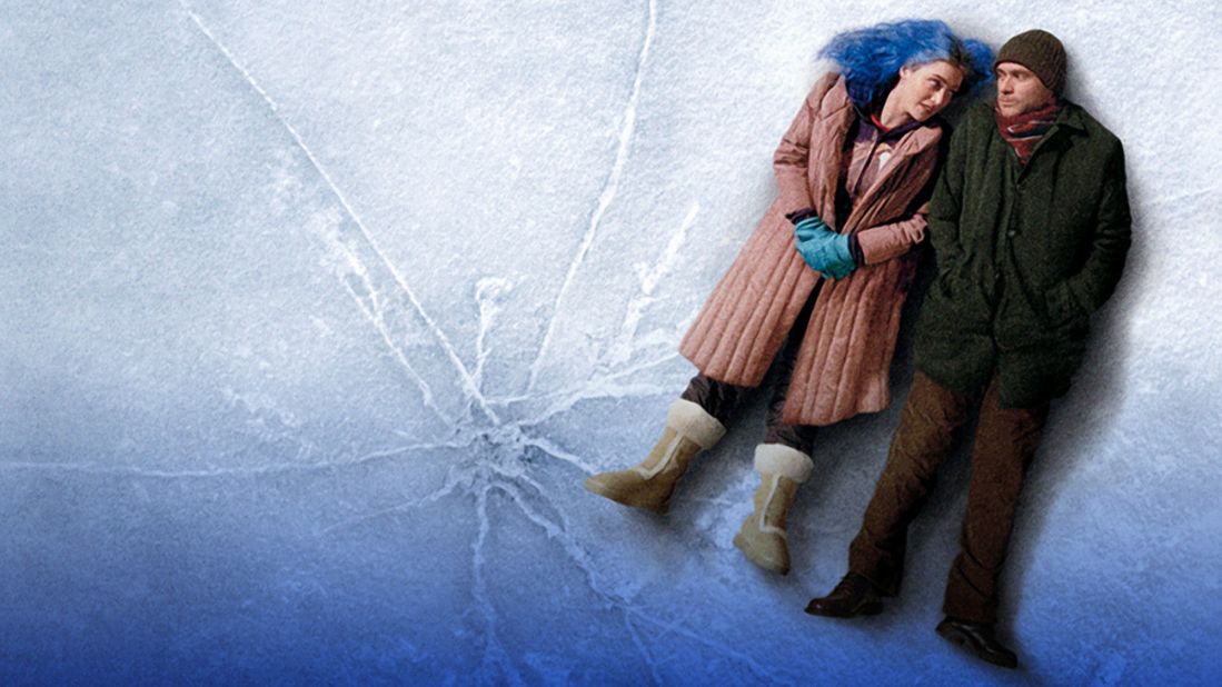 Joel (Jim Carrey) and Clementine (Kate Winslet) recall a special time in their relationship, which they are about to erase from their minds in the science-fiction comedy/drama "Eternal Sunshine of the Spotless Mind" (2004).Will they stop obliterating their memories of each other before it's too late?