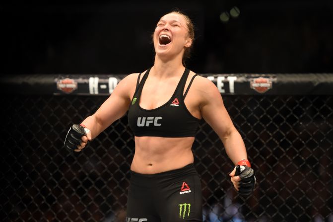 Rousey is credited by UFC boss Dana White as being one of the main reasons behind the growth of mixed martial arts.