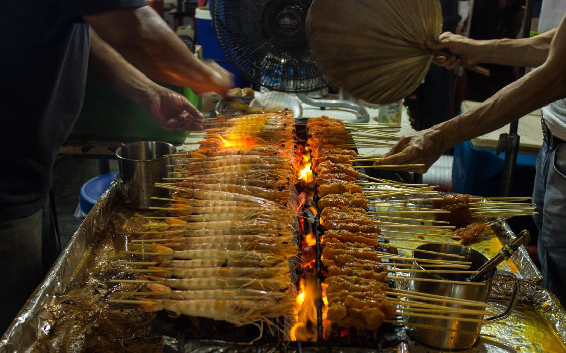 Singapore's beloved satay.