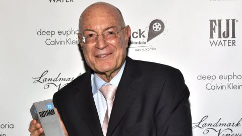 Arnon Milchan poses backstage at the 2016 IFP Gotham Independent Film Awards.