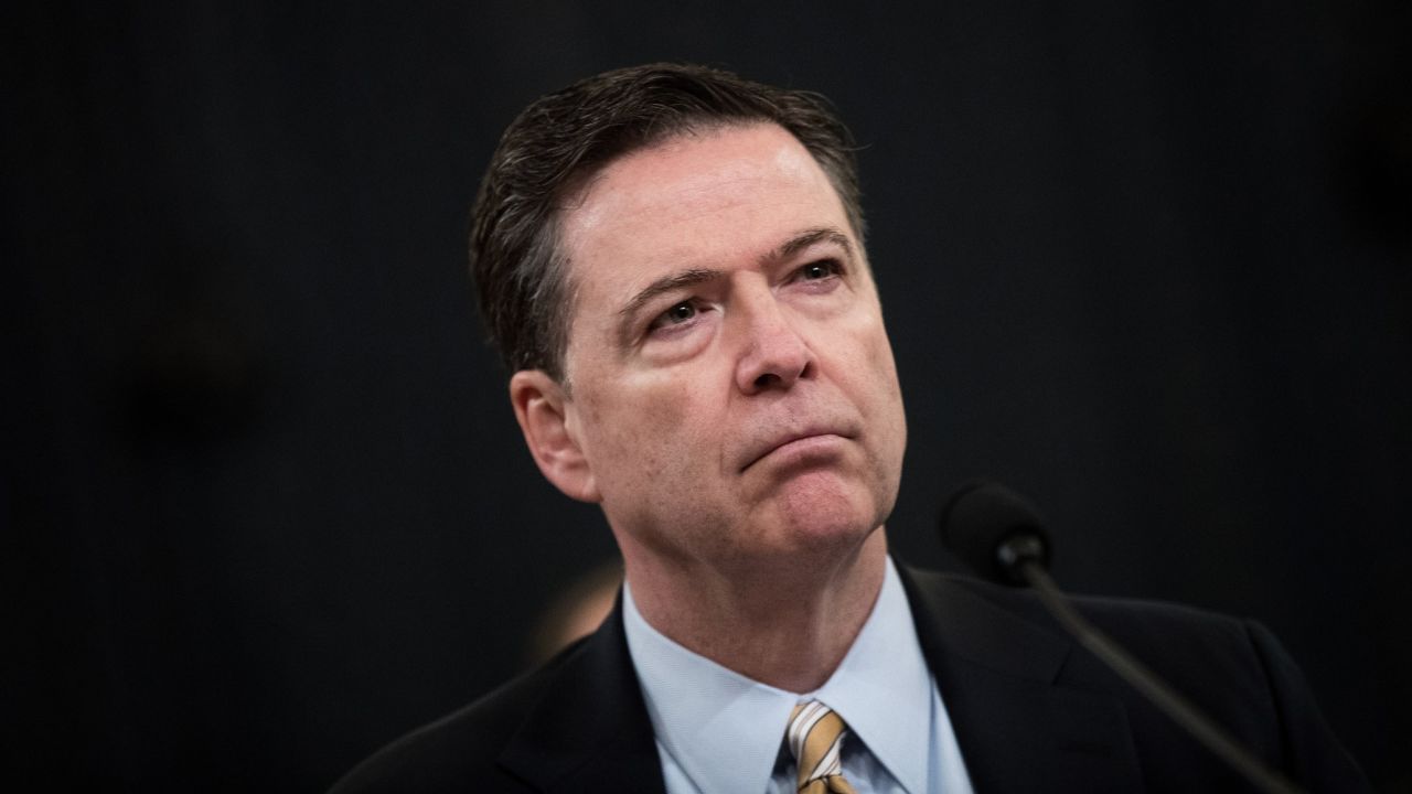 WASHINGTON, DC - MARCH 20: James Comey, Director of the Federal Bureau of Investigation (FBI), listens during a House Permanent Select Committee on Intelligence hearing concerning Russian meddling in the 2016 United States election, on Capitol Hill, March 20, 2017 in Washington. While both the Senate and House Intelligence committees have received private intelligence briefings in recent months, Monday's hearing is the first public hearing on alleged Russian attempts to interfere in the 2016 election. (Photo by Drew Angerer/Getty Images)