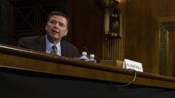 Director of the Federal Bureau of Investigation, James Comey testifies in front of the Senate Judiciary Committee during an oversight hearing on the FBI on Capitol Hill May 3, 2017 in Washington, DC. 