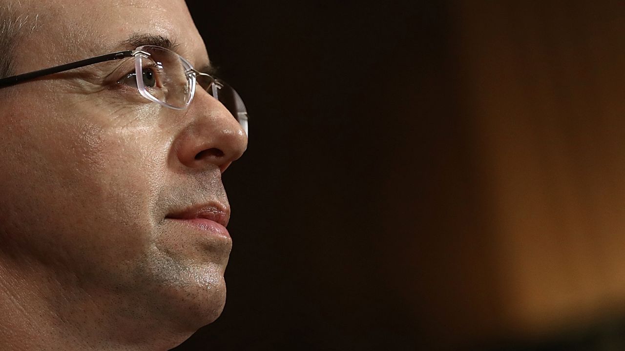 WASHINGTON, DC - MARCH 07:  Deputy U.S. Attorney General nominee Rod Rosenstein is sworn in prior to testimony before the Senate Judiciary Committee March 7, 2017 in Washington, DC. During the hearing, Democratic senators pressed Rosenstein to appoint a special prosecutor in an ongoing federal inquiry into Russian influence in the U.S. presidential election.  (Photo by Win McNamee/Getty Images)