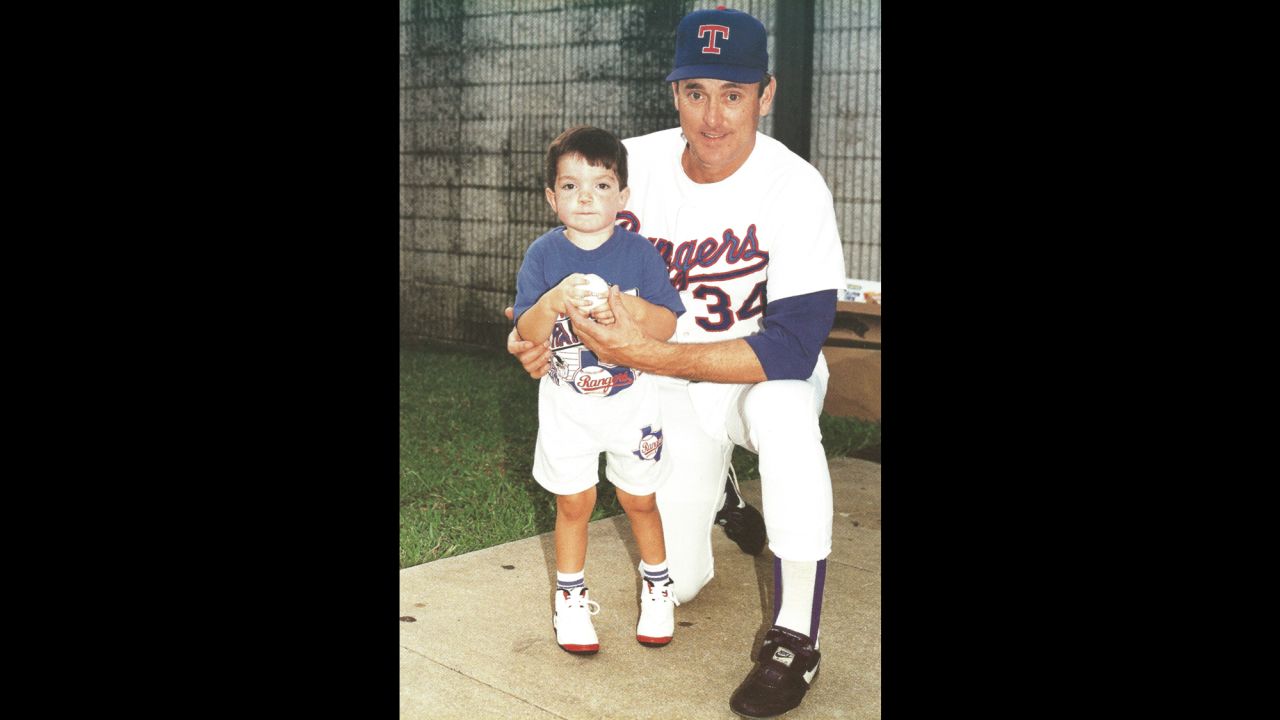 Ryan Dant with baseball legend Nolan Ryan.