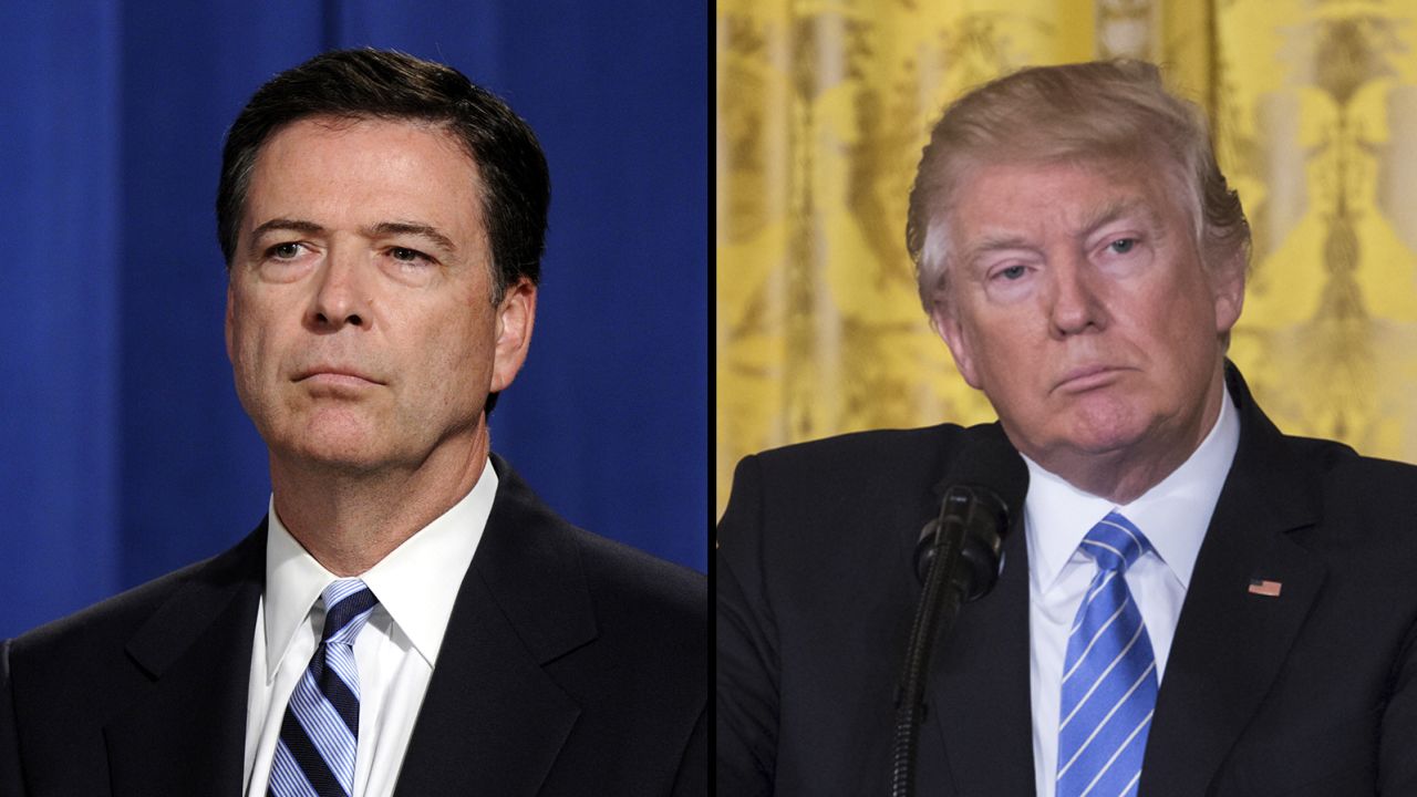 Comey Trump split