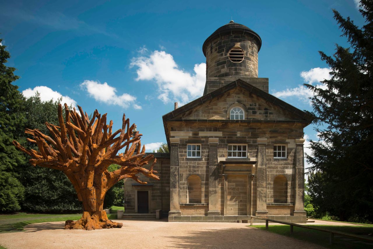 "Iron Tree" (2013) by Ai Weiwei at Yorkshire Sculpture Park