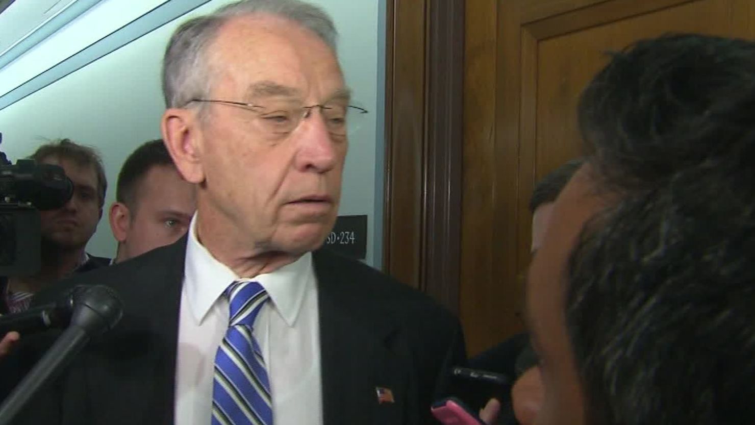 Sen. Chuck Grassley, an Iowa Republican and chairman of the Senate Judiciary Committee, is seen last year. 