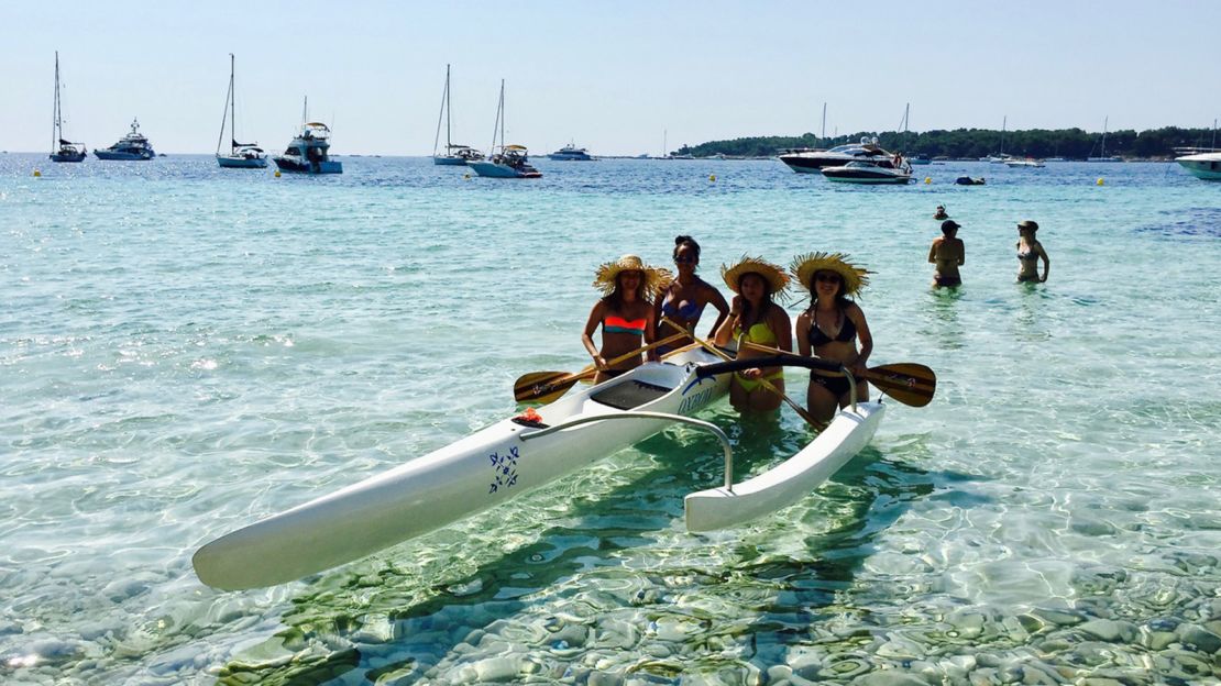 Tahitian Adventure rents out two- and four-person outrigger canoes. 