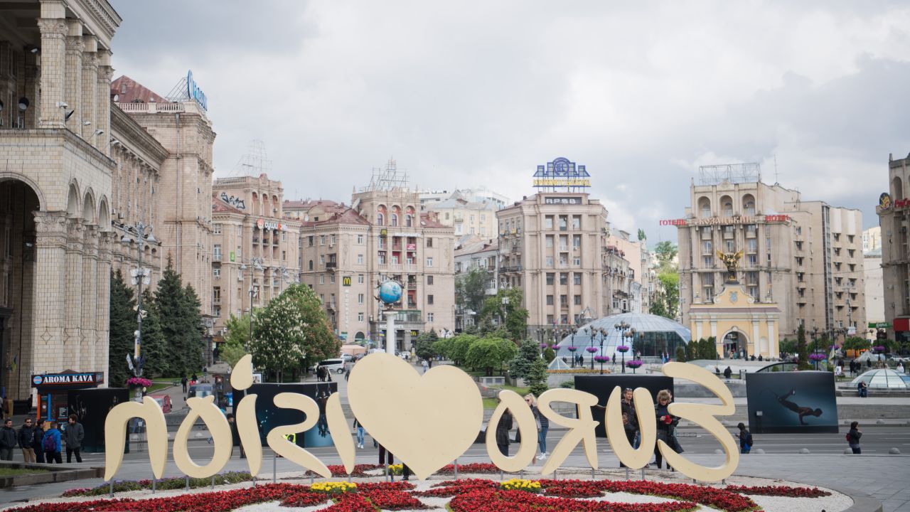 The Ukrainian capital is the host of this year's two semifinals as well as the final.