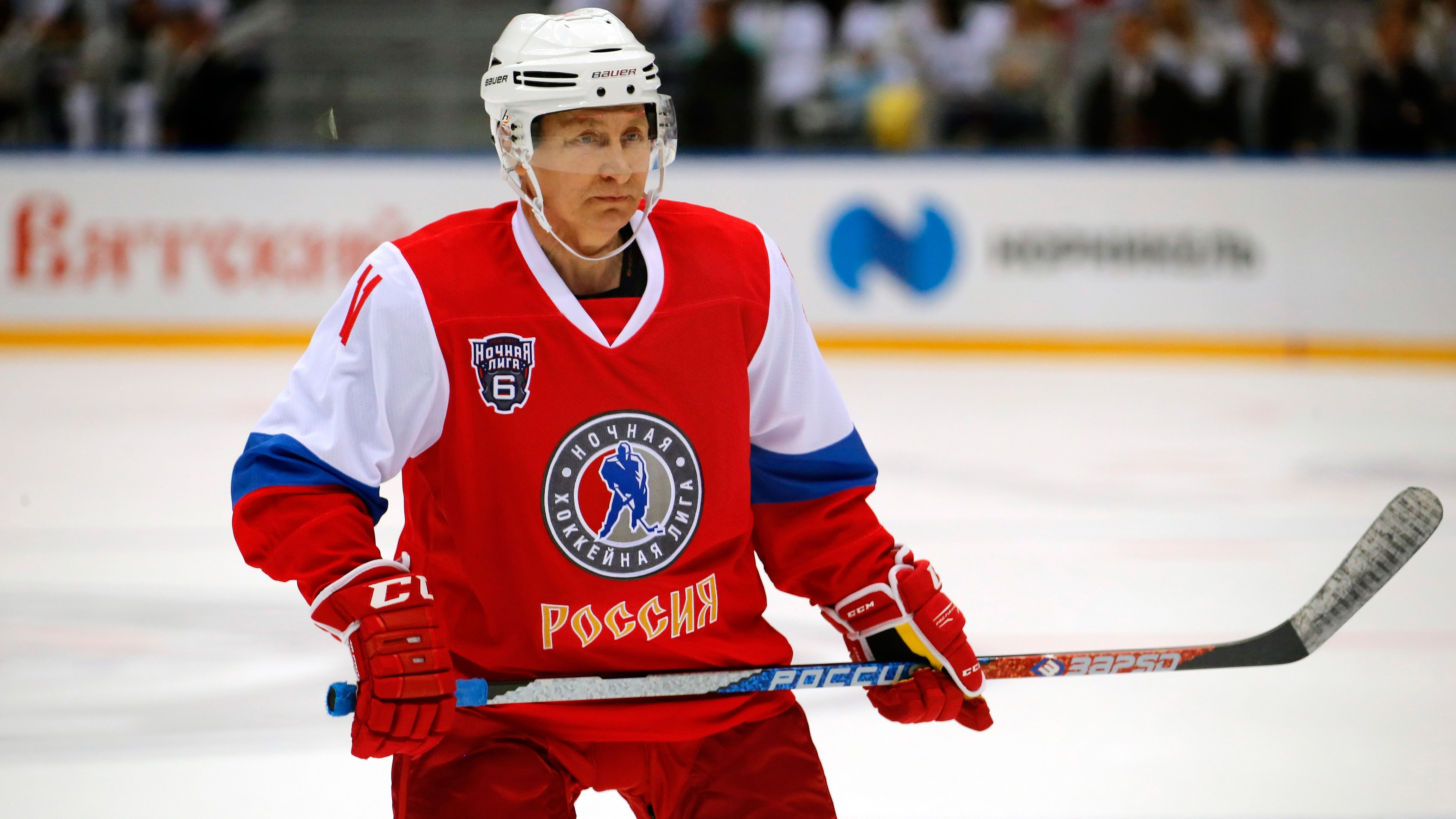 Vladimir Putin boosts action-man image with ice hockey match | CNN