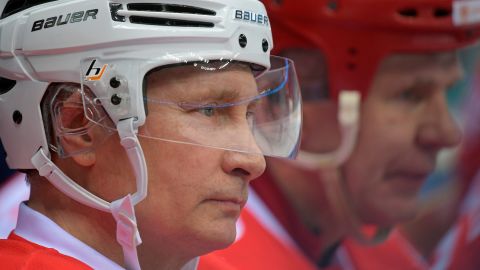 Putin set up the amateur league several years ago and has played in every gala match since 2012. 