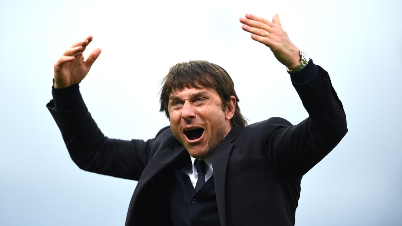 Antonio Conte won the Premier League title in his first season in charge at Chelsea.