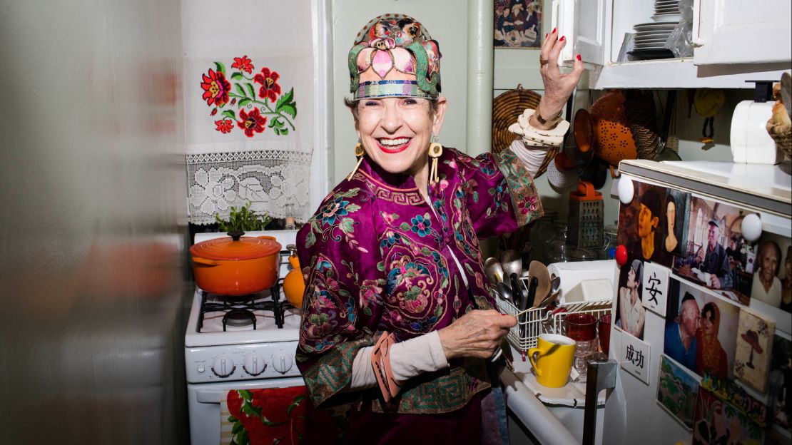 Tziporah Salamon in her Upper West Side kitchen (roughly the size of a twin bed.) 