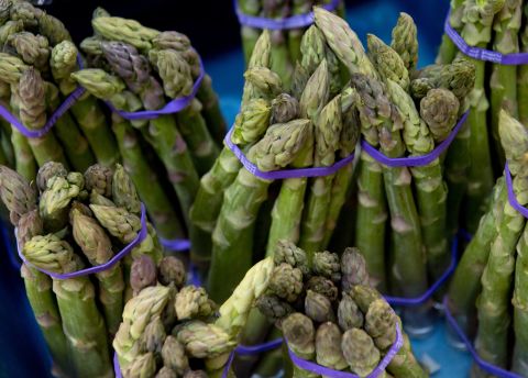The only vegetable on the list is also the most surprising entry. Asparagus creates 8.9 kilos of emissions per kilo produced, according to the NRDC. But how? <br /><br />The problem is mostly in the <a href="http://theplate.nationalgeographic.com/2016/02/09/the-surprisingly-big-carbon-shadow-cast-by-slender-asparagus/" target="_blank" target="_blank">air miles</a>. NRDC's Sujatha Bergen explains: "Much of the asparagus in the United States is flown in from Latin America, which results in greater climate emissions than foods that are transported by trucks. While it's not the only produce item that is flown into the country, a higher proportion of it is transported this way than most other common fruits and vegetables (many of which we import from Mexico). In general, if people are looking to minimize their climate impacts, they should avoid air freighted foods as much as possible."