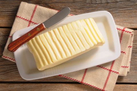 The third most damaging food, by some distance, is butter: one kilo of butter equals nearly 12 kilos of CO2 -- about half as many as beef. It belongs to the same supply chain, making dairy and beef cattle an environmentalist's nightmare.<br /><br />While Americans have greatly reduced their consumption of red meat in recent years, the NRDC reports that butter and other dairy products such as cheese and yogurt actually enjoyed a surge in the observed period, from 2005 to 2014.<br /><br />Butter is the most climate damaging of all dairy products because there are several steps involved in producing it that are energy-intensive: "For example, butter production requires separating raw milk into low-fat milk and cream, pasteurizing the cream, cooling the cream, ripening and churning," Sujatha Bergen told CNN.