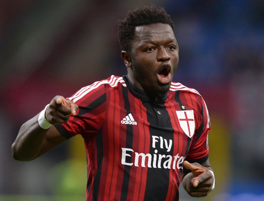 Muntari has played for a number of Italian clubs, including AC Milan.