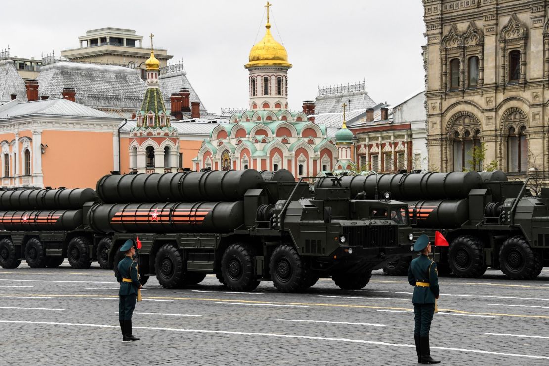 Russia shows off its military might during a Victory Day parade in May 2017.