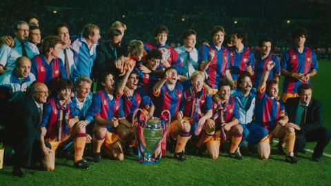 Cruyff's Dream Team won four successive league titles between 1990 and 1994