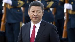 In this May 11, 2017 photo, Chinese President Xi Jinping walks during a welcome ceremony for Vietnam's President Tran Dai Quang at the Great Hall of the People in Beijing. China will seek to burnish President Xi Jinping's stature as a world-class statesman at an international gathering centered on his signature foreign policy effort envisioning a future world order in which all roads lead to Beijing. The "Belt and Road Forum" opening Sunday, May 14 is the latest in a series of high-profile appearances aimed at projecting Xi's influence on the global stage ahead of a key congress of the ruling Communist Party later this year. (AP Photo/Mark Schiefelbein)