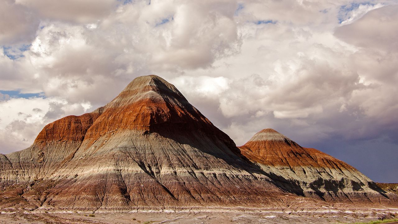 Arizona's Painted Desert is famous for its dramatic formations and colorful stones.