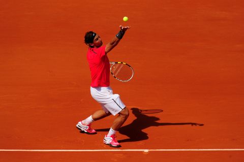 Perhaps in an attempt to gain the upper hand on opponents by blending into the clay, Nadal opted for an orange-ish-red look for the first time at the French Open. It appeared to work, as Nadal dropped just 30 games in the first five rounds, before beating Djokovic in four sets in the final to claim his seventh Roland Garros title and surpass Borg as the tournament's most successful player.