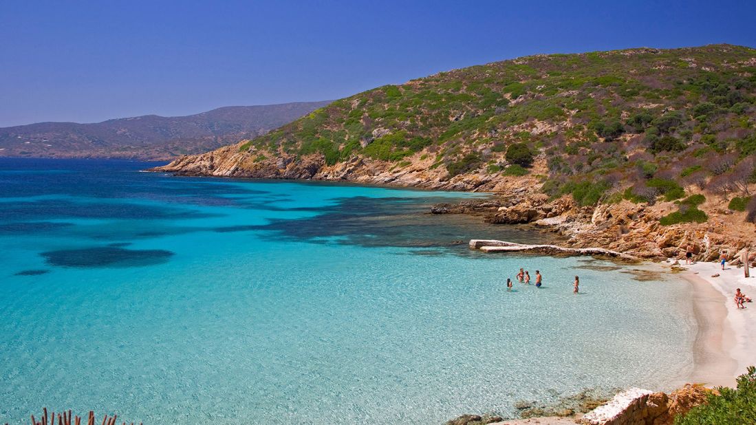 <strong>Cala Sabina, Asinara: </strong>Asinara is a virtually uninhabited island off the northwest tip of Sardinia measuring 52 square kilometers. It's hilly, rocky and barren, and designated a nature reserve, inhabited by wild albino donkeys. In the past it has been a leper colony and a high-security prison, but is now open to tourists attracted by its unique setting and coves of azure water such as Cala Sabina.