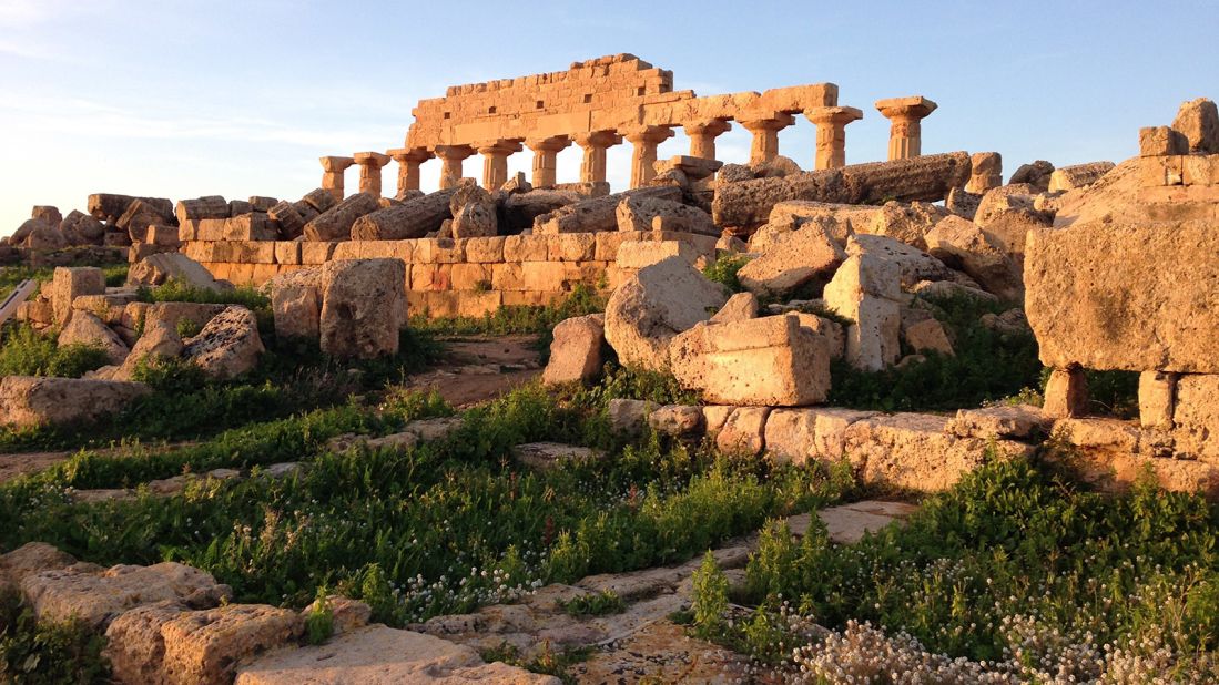 <strong>Selinunte Archaeological Park, Sicily:  </strong>A stroll down through the ancient Greek city of Selinunte on the southwest coast of Sicily gives a vivid impression of a mighty former civilization with five temples, including the impressive Temple of Hera, strung down a rocky ridge overlooking the sea.  