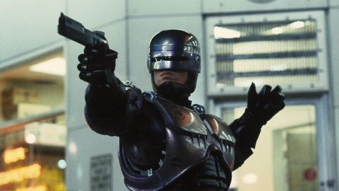 "RoboCop" (1987). The titular cyborg's remit was to "Serve the public, protect the innocent and uphold the law." In Paul Verhoeven's film, members of the Detroit Police Department go on strike due to RoboCop, fearing for their future employment.