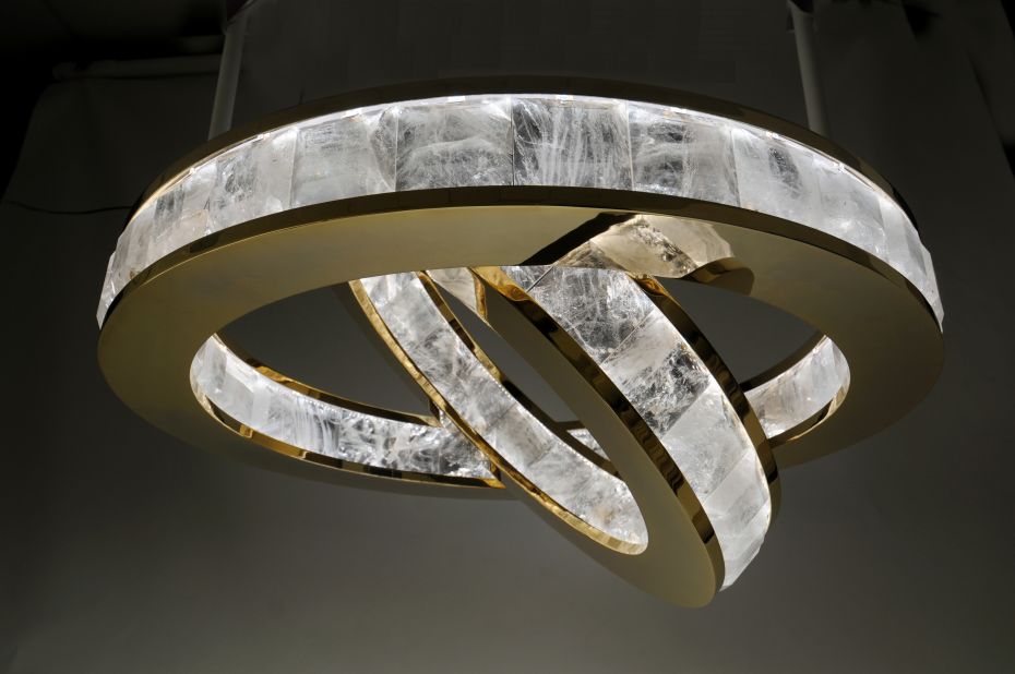 The Atelier has been creating alabaster lighting fixtures for more than 10 years. 