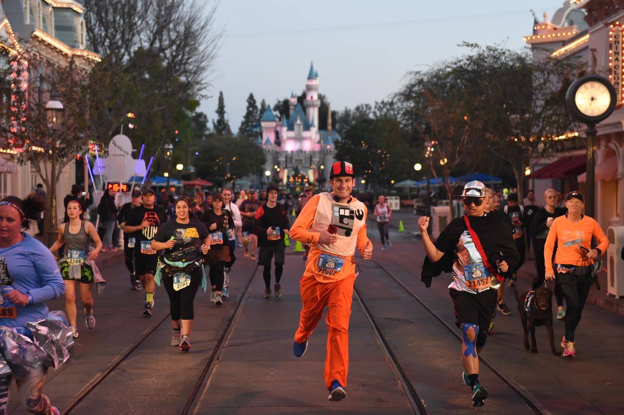 Most runners don costumes, like a fit-focused Comic-Con.
