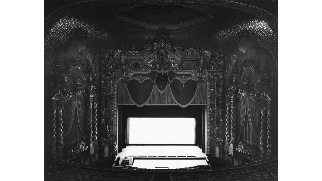 Since the 1970s, Japanese photographer Hiroshi Sugimoto has taken eerie photos in empty theaters around the world. 