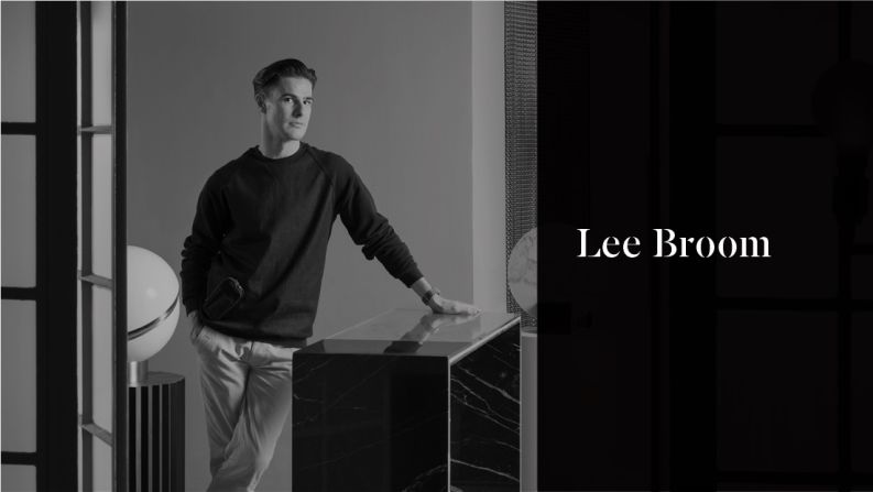 Lee Broom, one of the UK's leading designers, has collaborated with the likes of Christian Louboutin and Mulberry. He was presented with the Queen's Award for Enterprise in 2015.