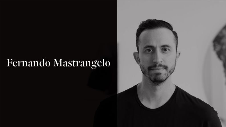 Fernando Mastrangelo is the founder of the design firm Fernando Mastrangelo Studio, which runs out of his Brooklyn studio. He uses materials like salt, coffee, sand, glass and cement to create his sculptures. 