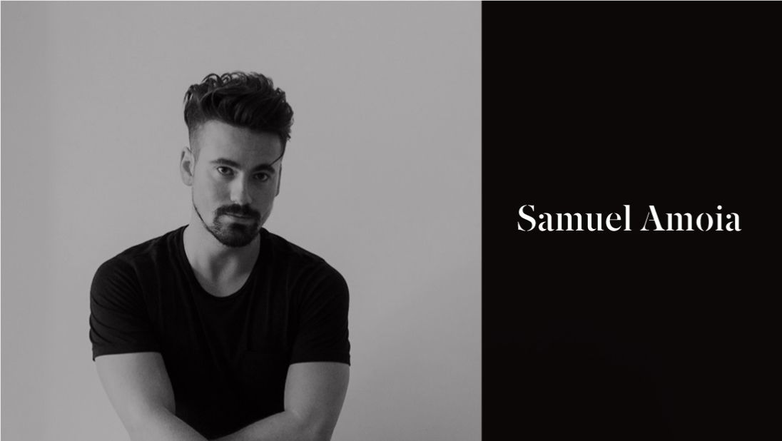 Based in New York, Samuel Amoia received the Rising Talent award at the prestigious Maison & Objet fair in Paris in 2016. 