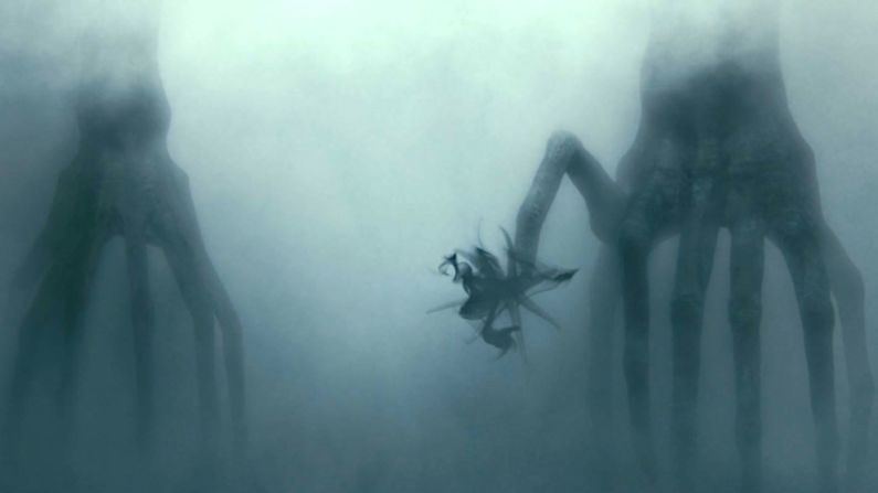 The depiction of tentacled extraterrestrials (above) in the recent science-fiction film, "Arrival, "indicates a divergence from aliens reported by supposed eyewitness accounts.