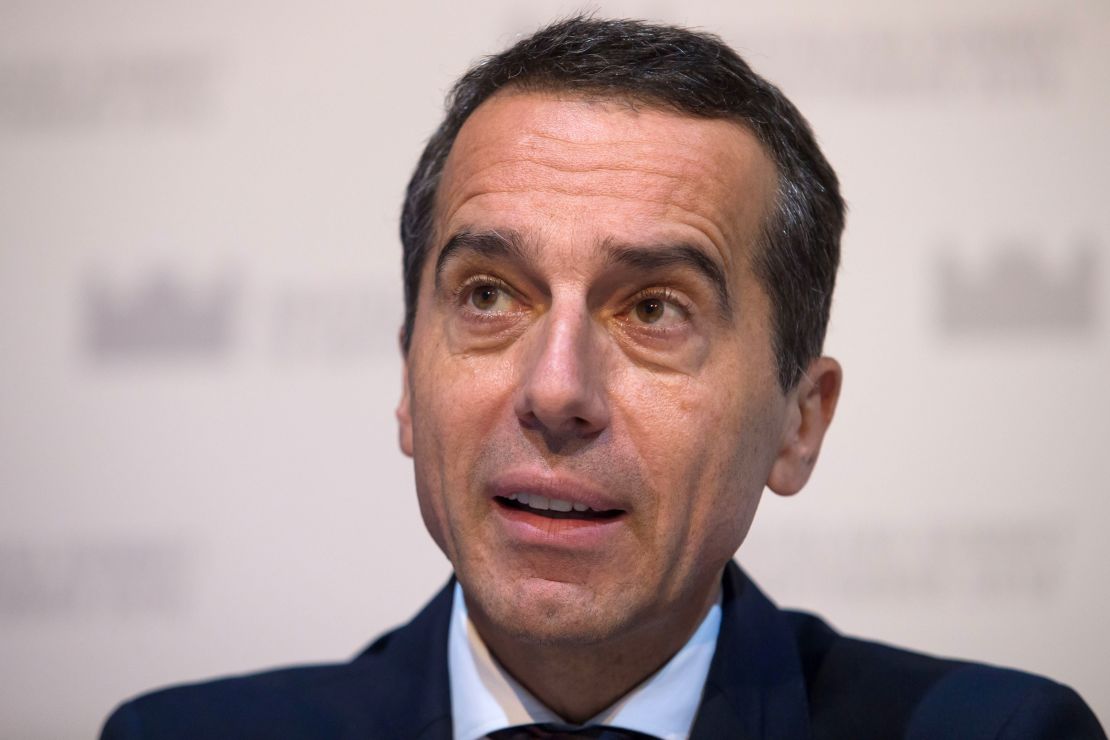 Christian Kern has been Austria's Chancellor since May 2016.