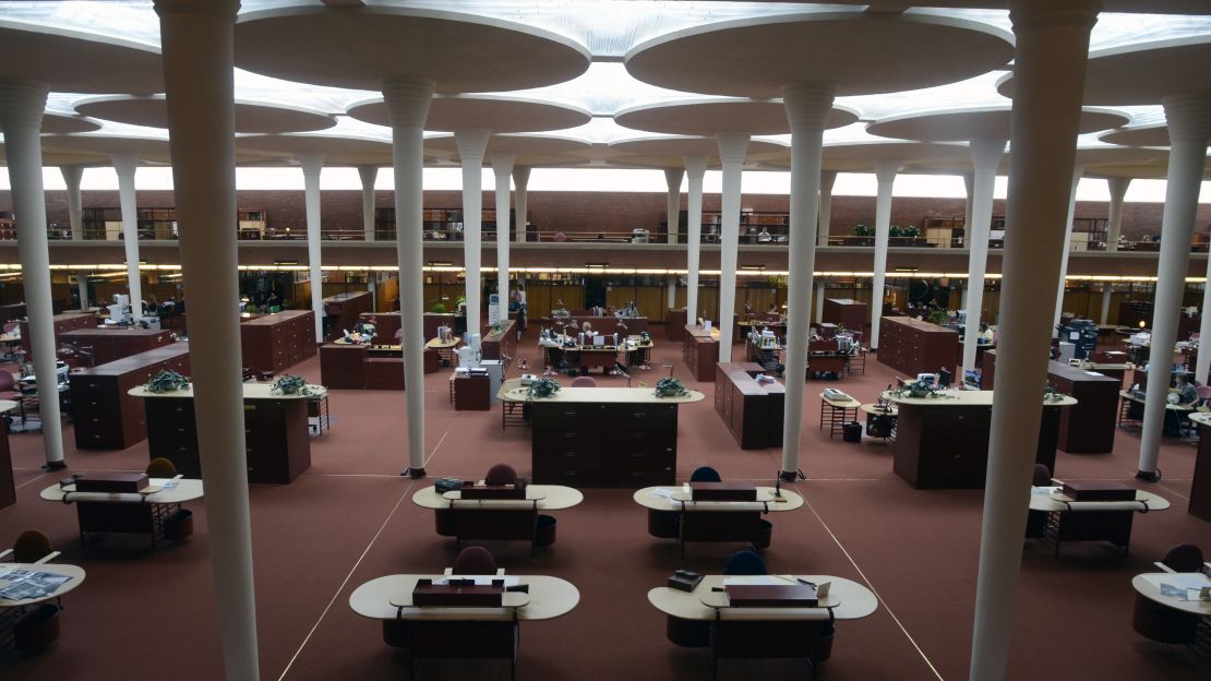 SC Johnson: The Frank Lloyd Wright-designed Administration Building.