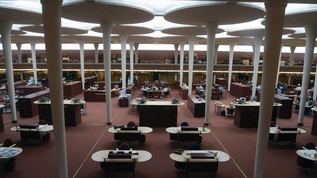 SC Johnson: The Frank Lloyd Wright-designed Administration Building. 