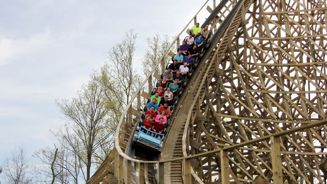 <strong>Mystic Timbers, Kings Island, Ohio: </strong>The newest coaster at Kings Island opened April 15. It tells the story of nature taking back a lumber company. 