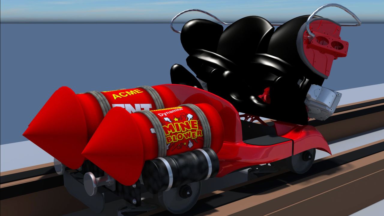 <strong>Mine Blower, Fun Spot America, Kissemmee, Florida: </strong>The Mine Blower, which is scheduled for a summer opening at Fun Spot's Kissemmee location, is shown in this rendering. 