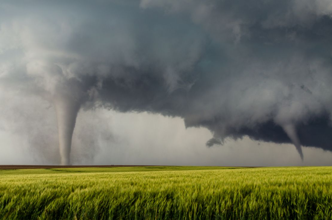Matt Hunt snapped this photo just south of Dodge City, Kansas on May 24, 2016. It was such a powerful moment for Hunt that the picture hangs framed in his Texas home.