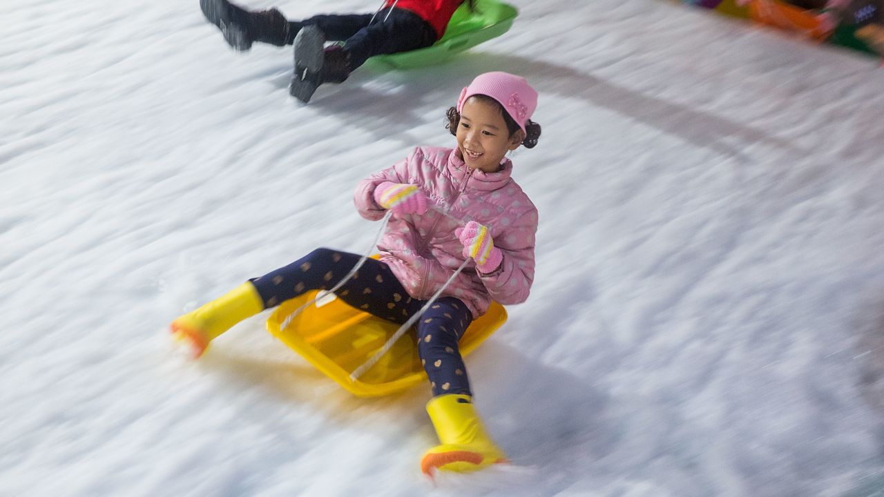 Kid-friendly fun at Snow Town Bangkok in Bangkok, Thailand.