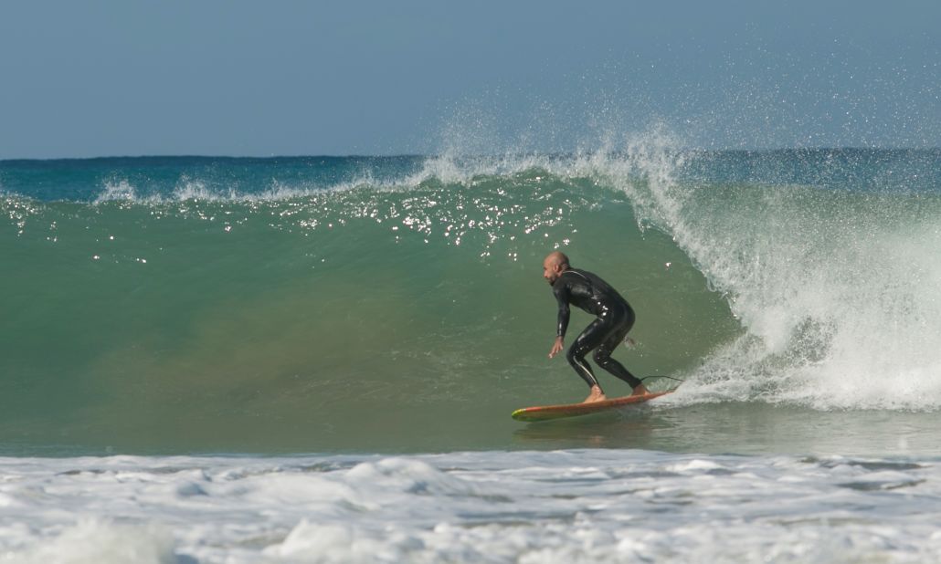 "When I started I never would have believed that I could (make a living out of it) -- it wasn't my goal ... But I was lucky to start it when I did because the market (to sell surfboards) is almost full," Abbas says.